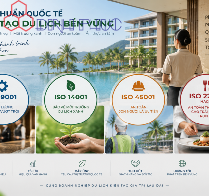 旅游行业应采用的重要标准认证：ISO 9001、ISO 14001、ISO 45001和ISO 22000/HACCP